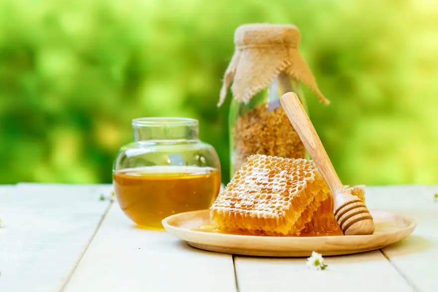 عسل کوهی بزرگ تهیه شده از شهد گل های کوهستانی